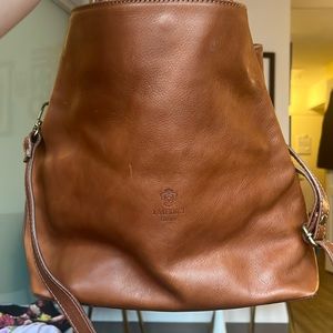 I Medici Italian brown leather hobo bag GUC